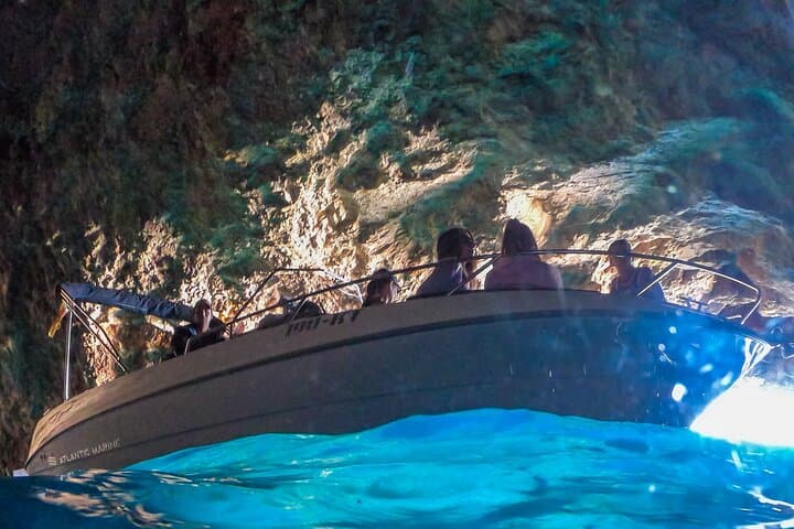 Bay of Kotor Blue Cave & Islands Speedboat Tour: Swim, History, and WWII Tunnels