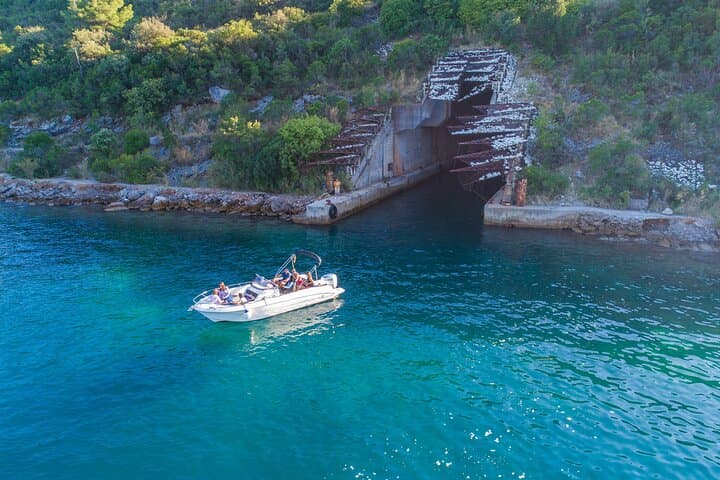 Bay of Kotor Blue Cave & Islands Speedboat Tour: Swim, History, and WWII Tunnels photo 3