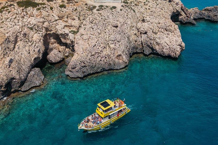 Adults-Only Protaras Lazy Day Cruise to Blue Lagoon, Sea Caves & Turtle Cove photo 3