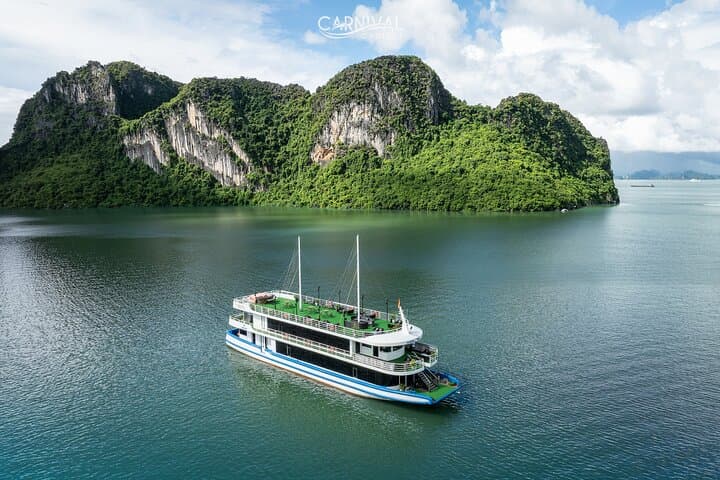 Halong Bay Day Cruise: Kayak, Swim, Explore Sung Sot Cave & Sunset Party photo 1