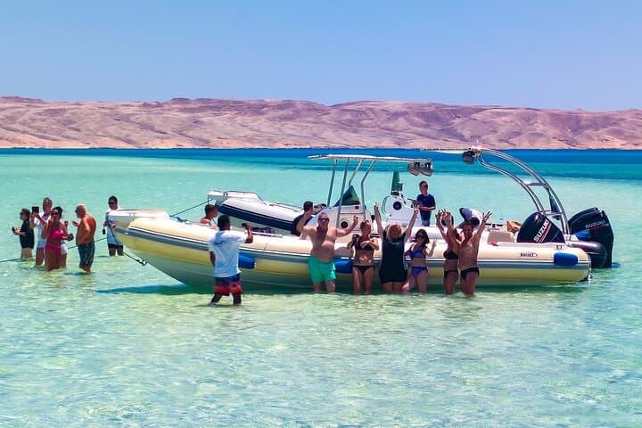 Hurghada Dolphin Watching & Orange Bay Snorkel: Private Speedboat Adventure photo 2