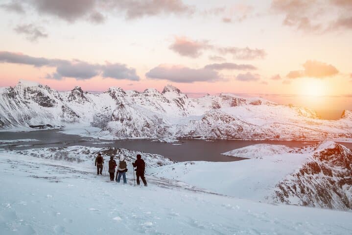 Sea-Mountain Snowshoe: 3-Hour Winter Hike in West Lofoten photo 3