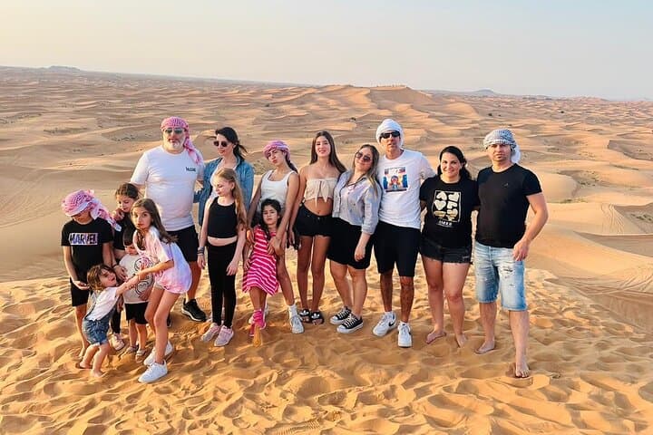 Dubai Private Morning Desert Safari: Dune Bashing, Camel Ride & Sandboarding photo 2