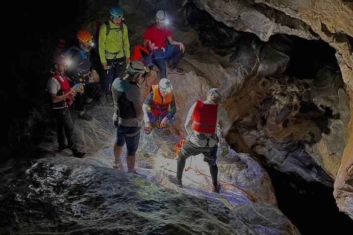 Al Hoota Cave Canyoning: Underground Abseil, Swim & Blackout Experience in Al Hamra photo 2