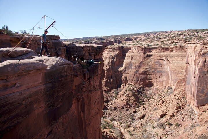 Moab Rope Swing: 400-Foot Cliff Jump & 4x4 Backcountry Ride photo 2