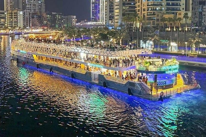 Lotus Mega Yacht Dinner Cruise Dubai Marina — 3-Hour Luxury Dinner & Entertainment photo 4