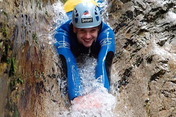 Half-Day Canyoning in Sušec Canyon — Family-Friendly Toboggans & Jumps Near Bovec photo 3