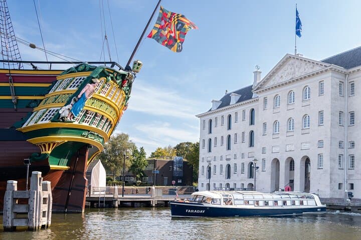 Amsterdam Canal Cruise & Maritime Museum: 75-Minute City Highlights