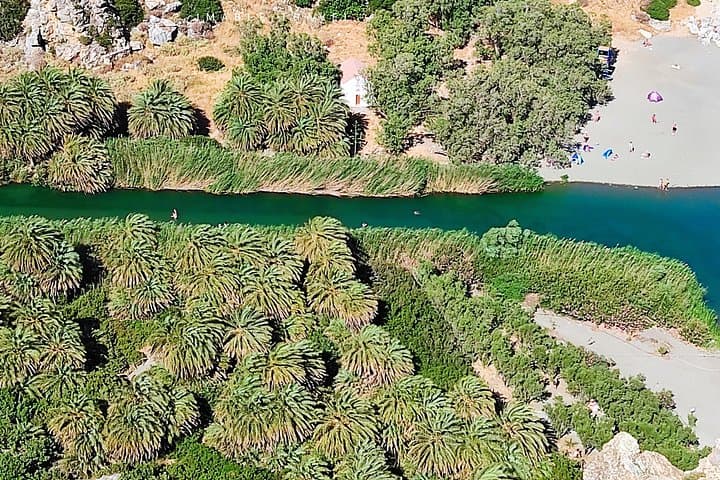 Private Day Trip to Preveli Beach from Chania: Spili, Kourtaliotiko Waterfalls & Plakias