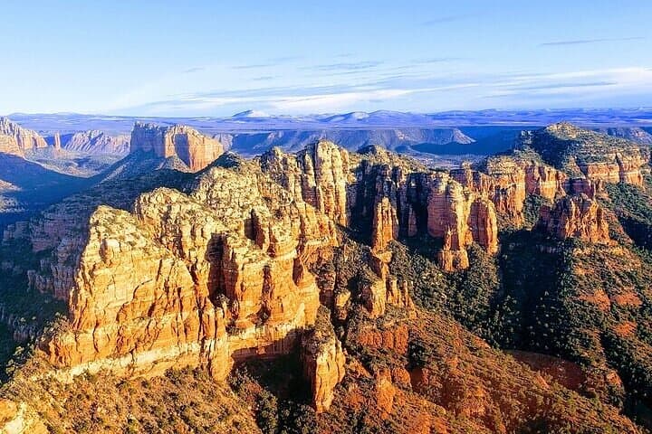 Sedona Sunset Helicopter Tour: 30+ Miles Over Red Rocks & Ancient Sinagua Ruins