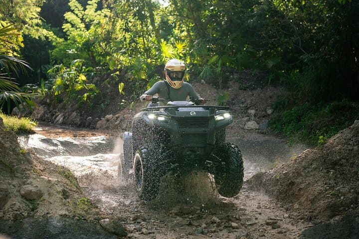 Playa del Carmen ATV Xperience: Jungle ATV Tour with Swim & Lunch