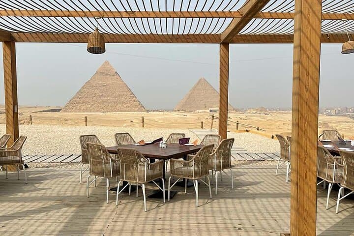 Full-Day Great Pyramids of Giza Tour with Lunch Overlooking the 9 Pyramids photo 2
