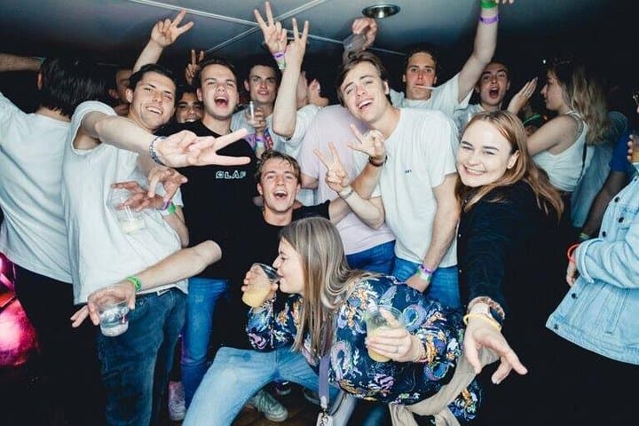 Prague Sunset Booze Cruise on the Vltava — Unlimited Drinks & VIP Club Entry photo 1