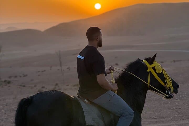 Agafay Desert Adventure from Marrakech: Horseback, Camel Trek, Quad Ride & Dinner Under the Stars