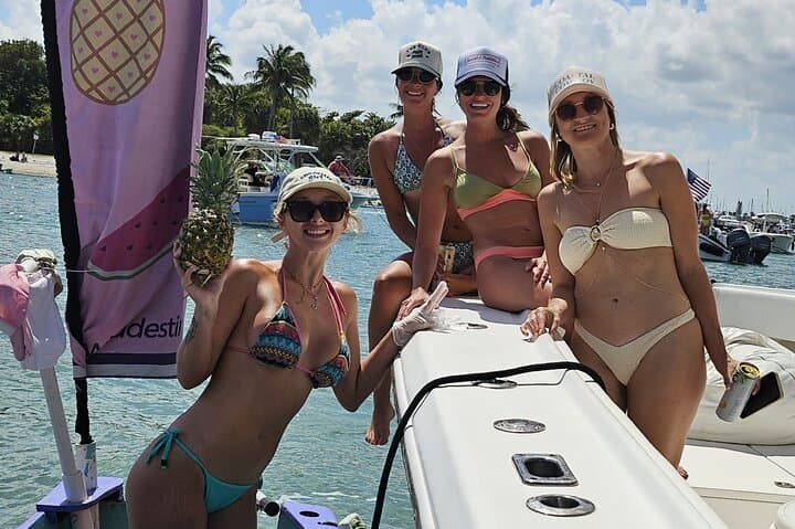 West Palm Beach Boat Charter: Cruising, Sandbars & Fishing Around Peanut Island photo 5