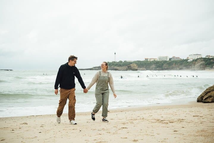 Biarritz Private Photoshoot: Coastal Portrait Session on the Basque Coast