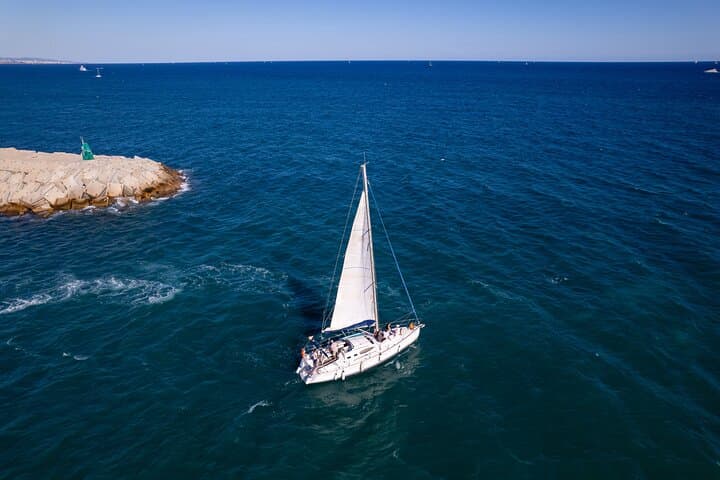 Barcelona to Badalona Sunset Sail: Snack, Swim & Paddleboard on a 36‑ft French Yacht photo 2
