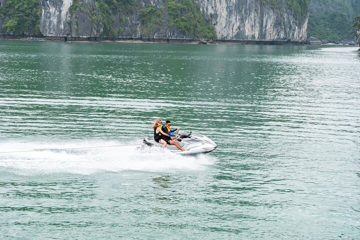 Lan Ha Bay One-Day Luxury Cruise from Cat Ba: Kayak Dark & Bright Cave & Ba Trai Dao photo 2