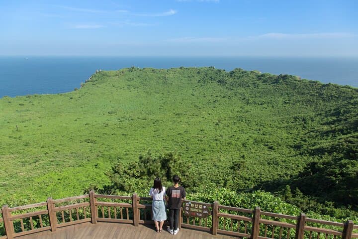 Private Full-Day Jeju Island Tour — Jeongbang Falls, Halla Mountain & Coastal Formations photo 2
