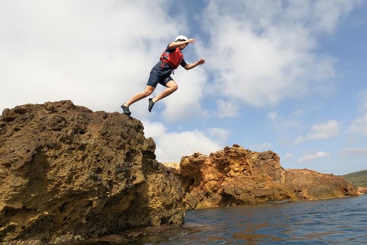 Coasteering in Ibiza: Cliff Jumps, Sea Caves & Triassic Coast photo 6
