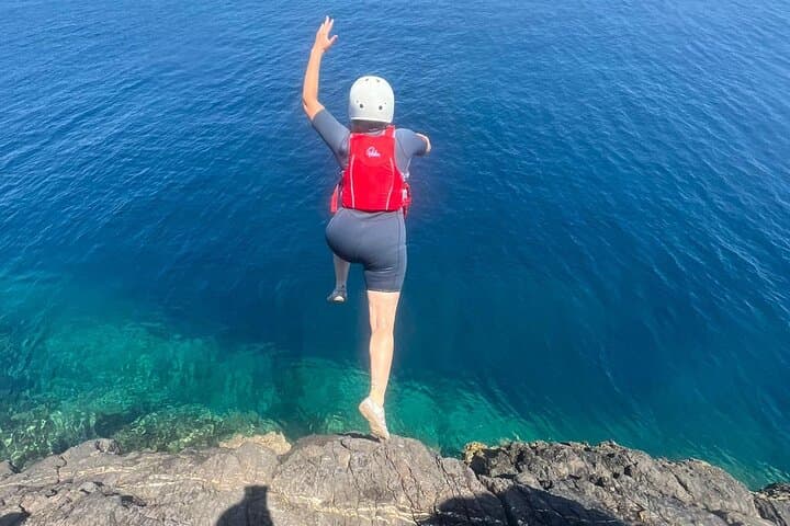 Coasteering in Ibiza: Cliff Jumps, Sea Caves & Triassic Coast