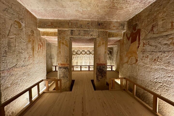 Giza Pyramids Unique Tour: Queen’s Pyramid & Rare Tomb Access photo 2