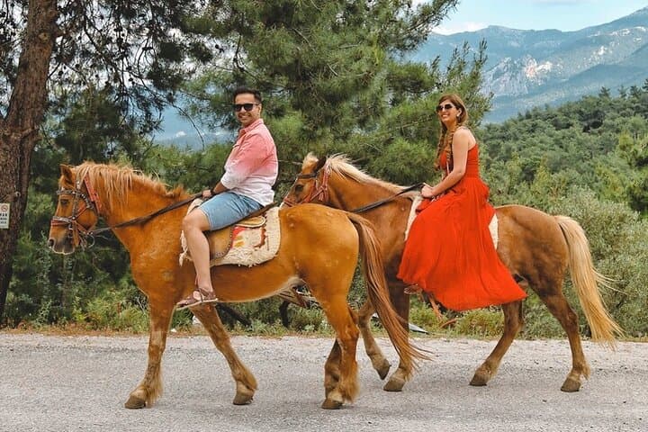 Guided Horse Ride with Mountain Views near Izmir — Forest Trail Equestrian Experience