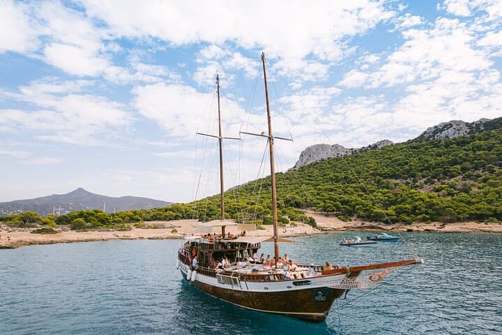 Athens Day Cruise to Agistri, Moni & Aegina — Swim, Snorkel & Lunch