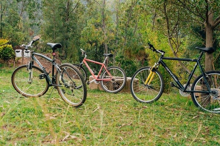Mount Jali Camping, Mountain Biking & Village Walk from Kigali