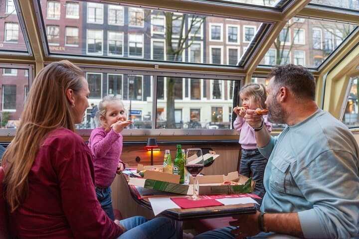 Amsterdam Pizza Cruise: 90-Minute Canal Tour with Unlimited Drinks photo 5