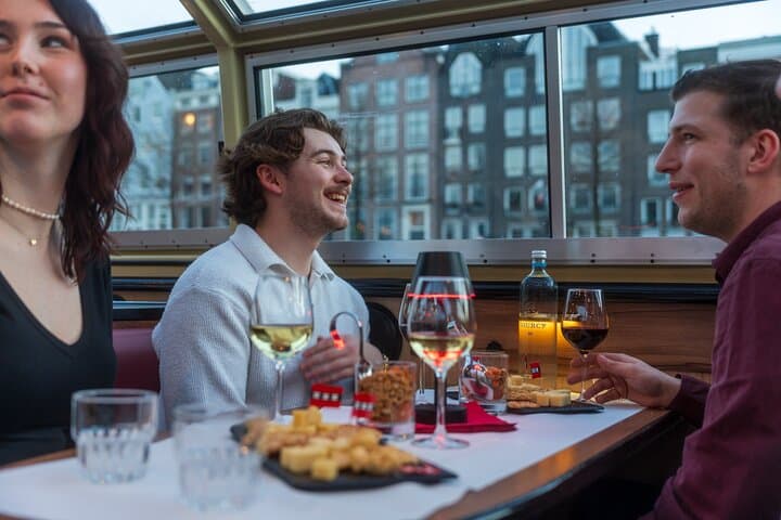 Candlelight Canals: Amsterdam Wine & Cheese Evening Cruise photo 3
