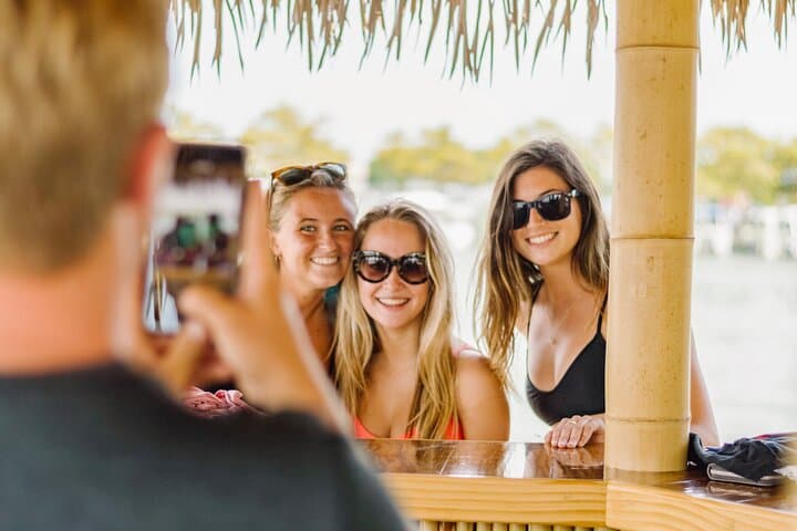 St. Augustine Floating Tiki Boat Cruise — BYOB Dolphin & Sunset Tour photo 4