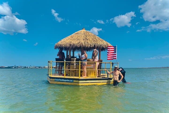 Amelia Island Floating Tiki Boat Cruise: BYOB Dolphins, Sandbars & Sunset Views photo 6