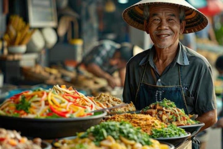 Denpasar Night Market Food Tour: Authentic Balinese Street Eats & Riverside Picnic photo 1