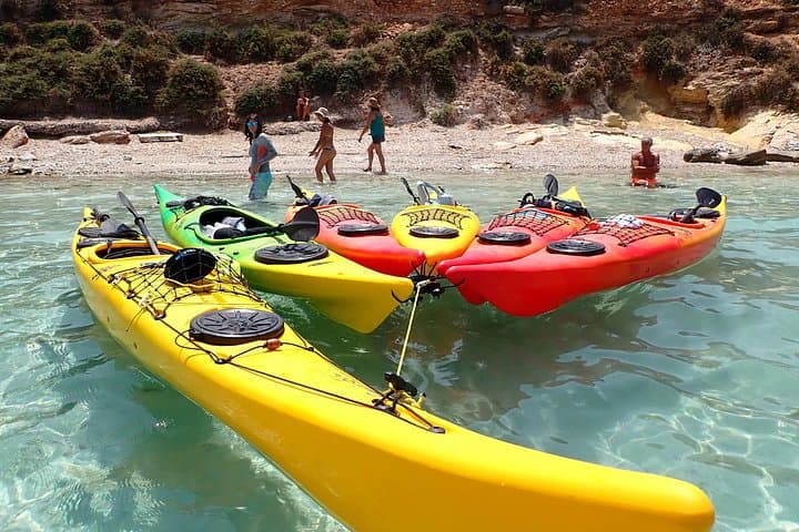 Paddling Favignana: Guided Kayak Tour to Preveto Island, Coves & Snorkeling