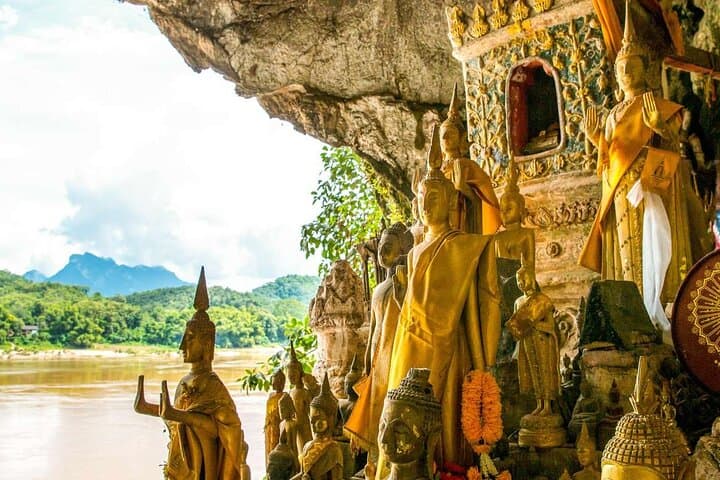 Luang Prabang Full-Day: Pak Ou Caves & Kuang Si Waterfall Minivan Adventure photo 2