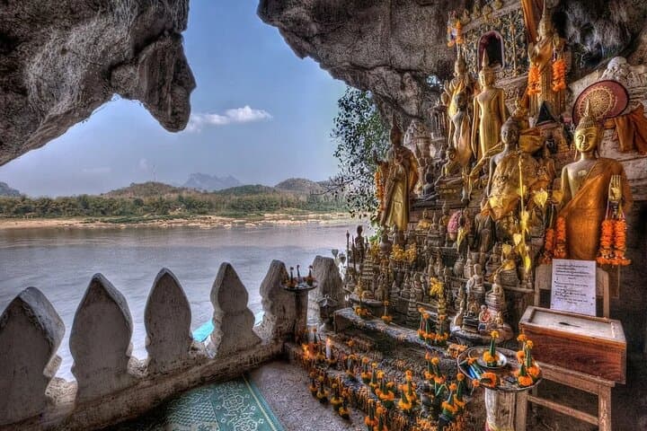 Luang Prabang Full-Day: Pak Ou Caves & Kuang Si Waterfall Minivan Adventure photo 3