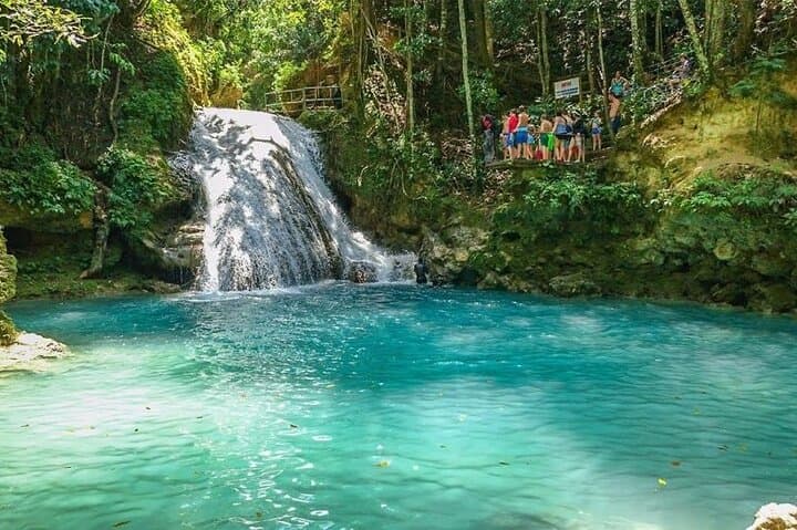 Blue Hole Falls and Caribbean Beach Horseback Ride from Montego Bay photo 5
