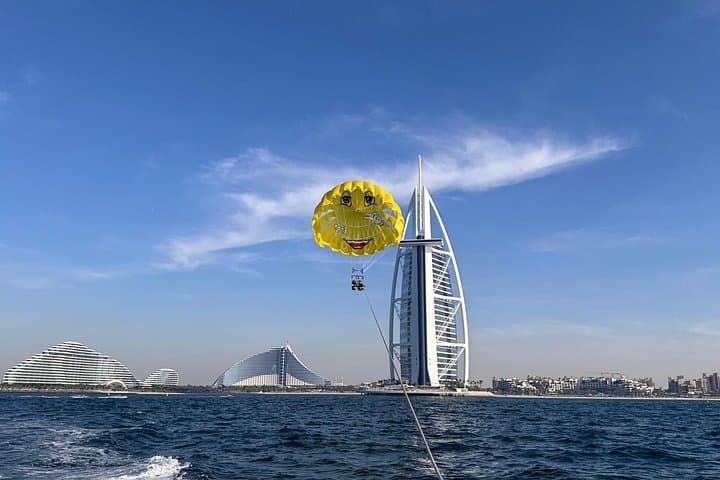 Parasailing Over Dubai Marina: Fly Past Burj Al Arab and Ain Dubai photo 3