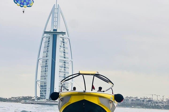 Parasailing Over Dubai Marina: Fly Past Burj Al Arab and Ain Dubai photo 4