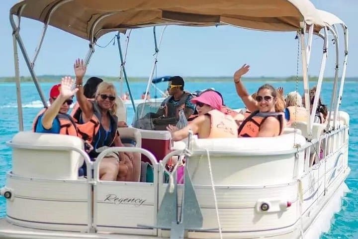 Bacalar Lagoon Boat Adventure: Swim Cenotes & Pirate Channel from Costa Maya photo 2