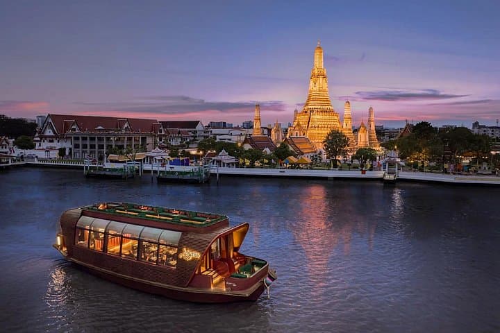 Apsara Luxury Dinner Cruise on Bangkok's Chao Phraya — Royal Thai Cuisine Aboard a Restored Rice Barge photo 1