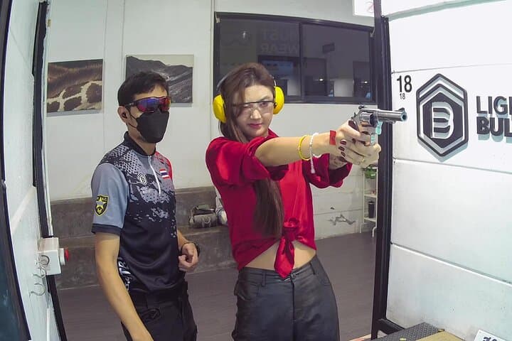 Air-Conditioned Firepower: Light Bullet Indoor Shooting Range Experience in Pattaya