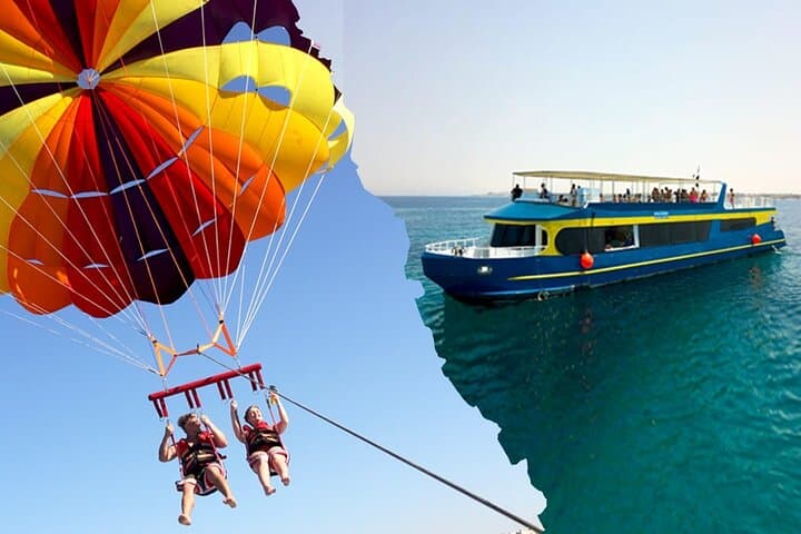 Hurghada Parasailing & Semi‑Submarine Snorkel — Red Sea Combo Adventure