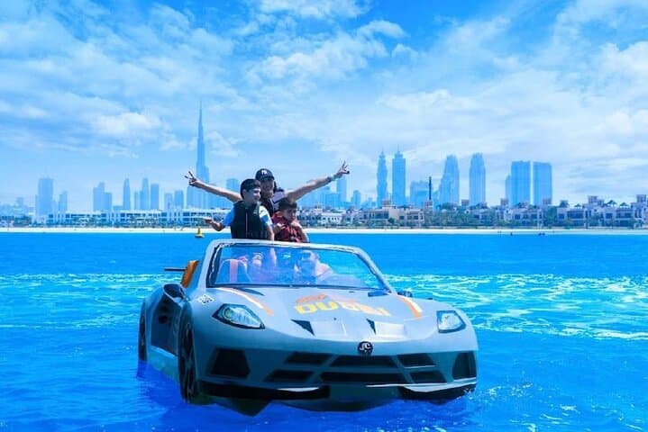 Private Jet Car Ride in Dubai — High‑Speed Jet‑Powered Water Drive