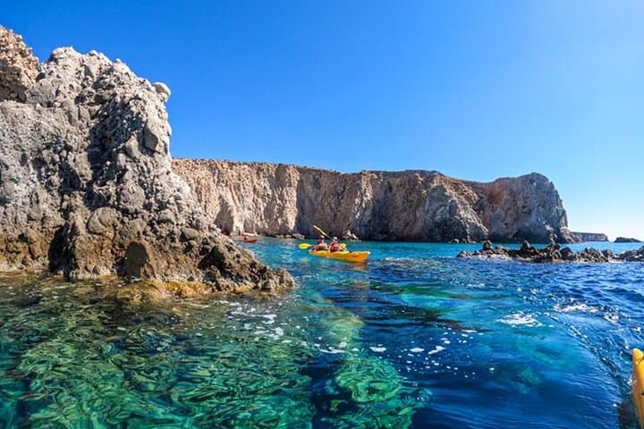 Private Kayaking Tour: Secrets of Milos' Volcanic Coastline photo 3