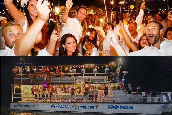 San Andrés Fiesta Blanca: 3-Hour Nighttime Boat Party with Buffet & Open Bar photo 1