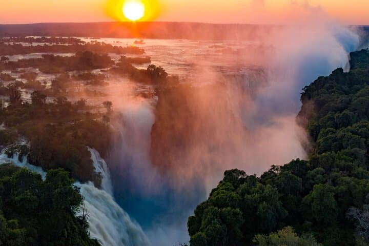 Victoria Falls Sunrise Guided Tour — Zimbabwe Side Rainforest Walk & Photo Viewpoints
