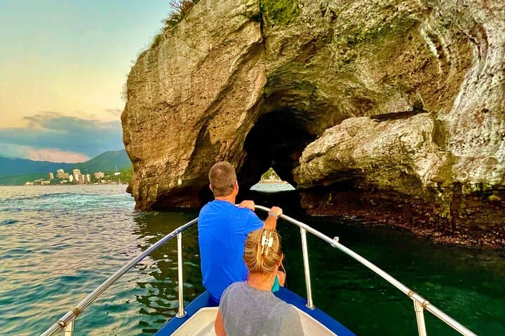 Sunset & Bioluminescence Boat Tour at Los Arcos, Puerto Vallarta photo 3