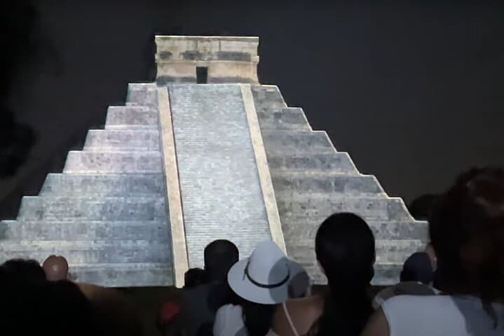 Chichen Itza Nights: Kukulkán Light & Sound Experience with Cenote and Valladolid photo 5